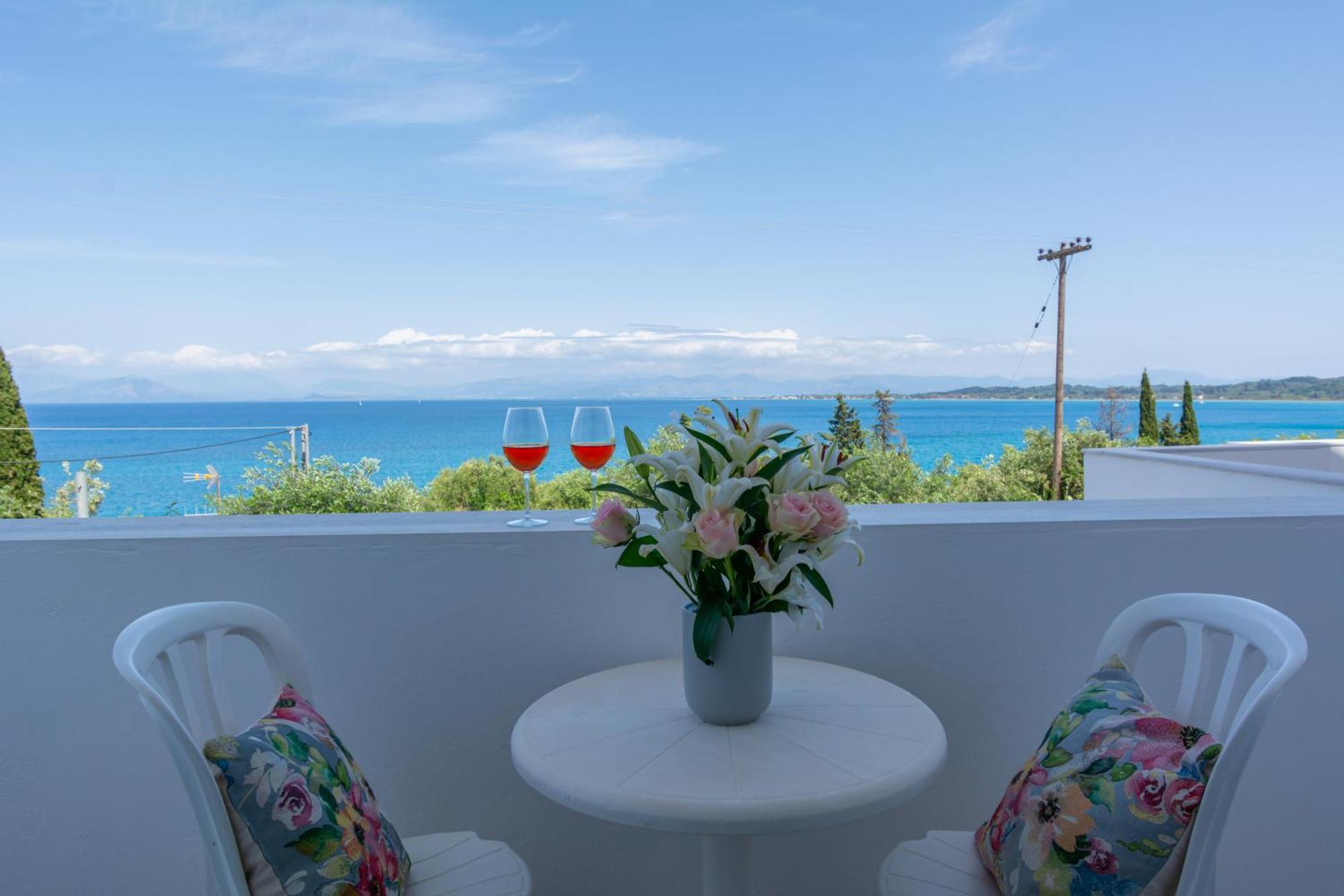 Corfu Aquamarine Aparthotel Notos Buitenkant foto